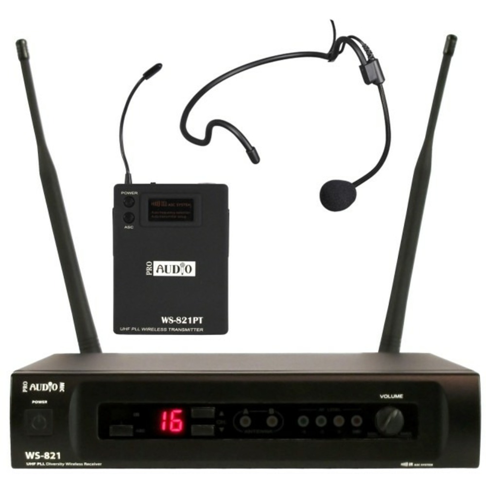 Радиосистема с оголовьем ProAudio WS-821PT