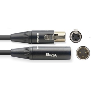 Кабель аудио 1xMini XLR - 1xMini XLR Stagg NAC3MXFMXMR 3.0m