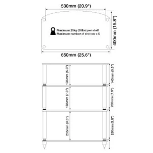 Hi-Fi стойка Atacama Europa Reference 6.5 Base Module Silver
