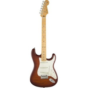 Электрогитара Fender Custom shop 2015 flame maple top american custom Stratocaster MN Violin Burst