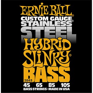 Струны для бас-гитары Ernie Ball 2843