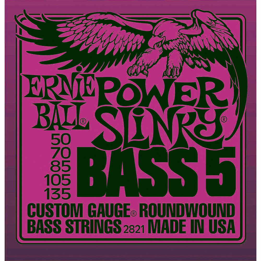 Струны для бас-гитары Ernie Ball 2821