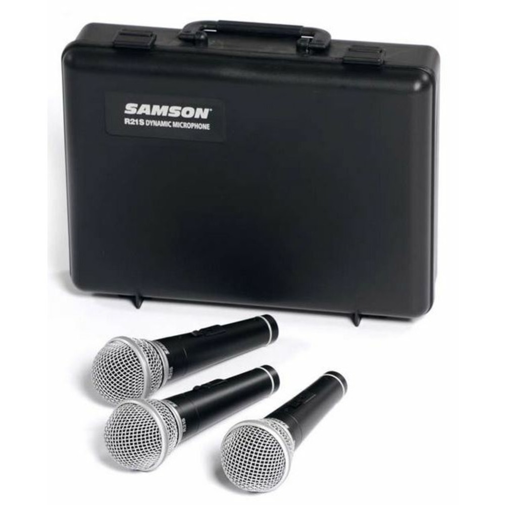 Вокальный микрофон (динамический) Samson R21S 3-pack