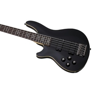 Гитара леворукая SCHECTER OMEN-5 BLK L/H