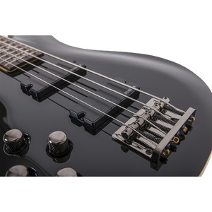 Гитара леворукая SCHECTER OMEN-4 BLK L/H