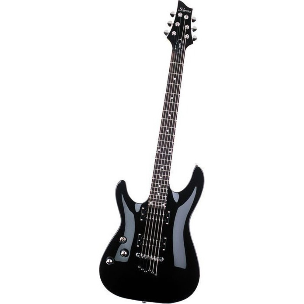 Гитара леворукая SCHECTER OMEN-6 L/H BLK