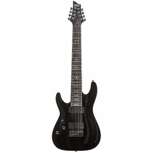 Гитара леворукая SCHECTER OMEN-8 LH BLK