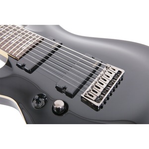 Гитара леворукая SCHECTER OMEN-8 LH BLK