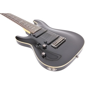 Гитара леворукая SCHECTER OMEN-8 LH BLK