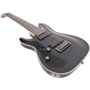 Гитара леворукая SCHECTER OMEN-8 LH BLK