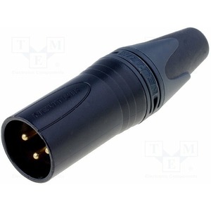 Разъем XLR (Папа) Neutrik NC3MXX-B-D