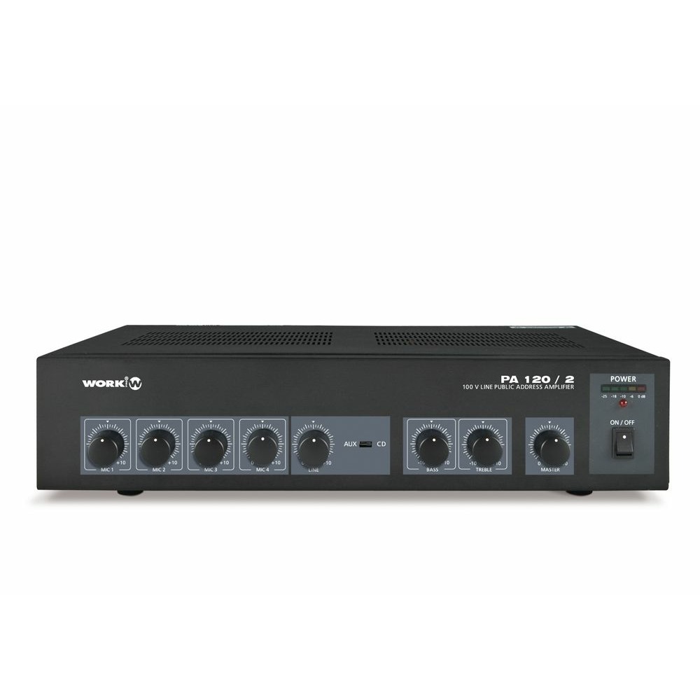Микшер-усилитель универсальный Work PA-120/2(Pro)