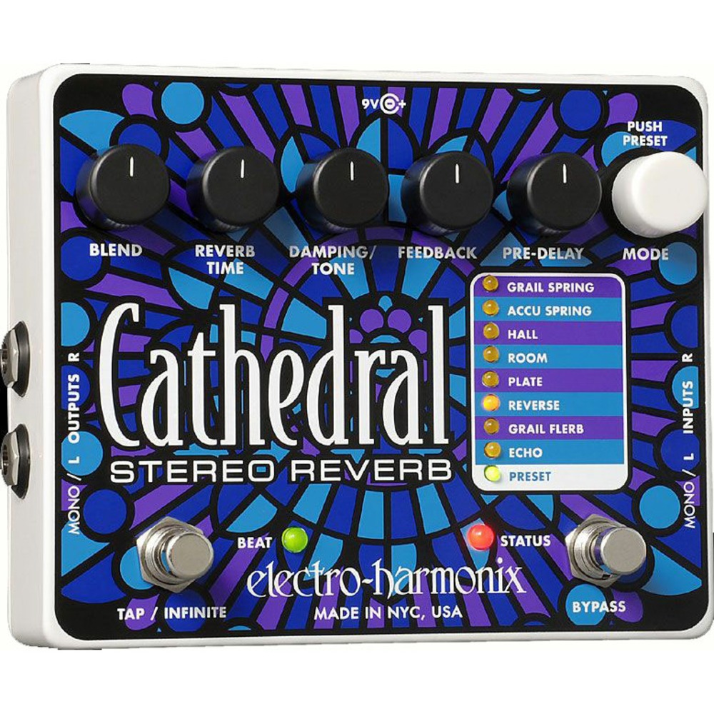 Гитарная педаль эффектов/ примочка Electro-Harmonix Cathedral