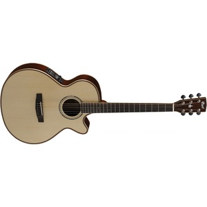 Электроакустическая гитара Cort AS-S5 NAT W-CASE