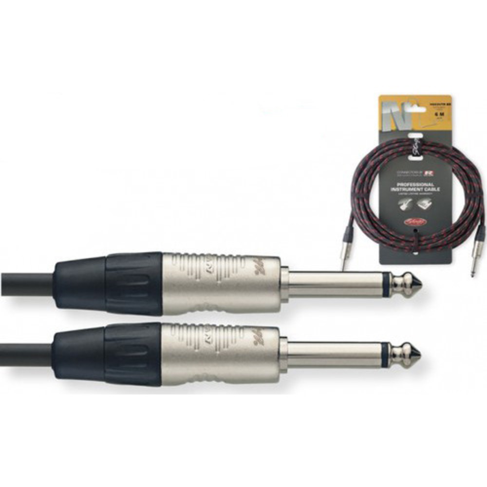 Кабель аудио 1xJack - 1xJack Stagg NGC6VTR BK  6.0m