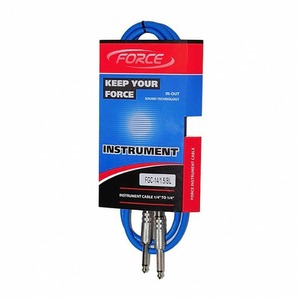 Кабель аудио 1xJack - 1xJack FORCE FGC-14/1,5/BL 1.5m