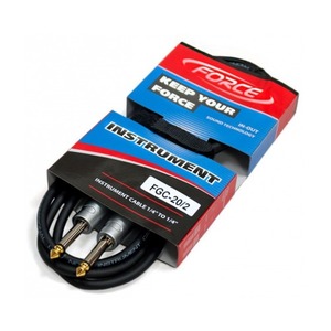 Кабель аудио 1xJack - 1xJack FORCE FGC-20/2 2.0m