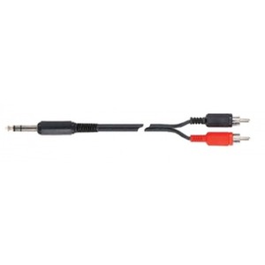 Кабель аудио 1xJack - 2xRCA QUIK LOK AD12-5K 5.0m