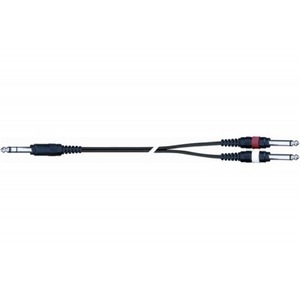Кабель аудио 1xJack - 2xJack QUIK LOK AD4-2.5K 2.5m