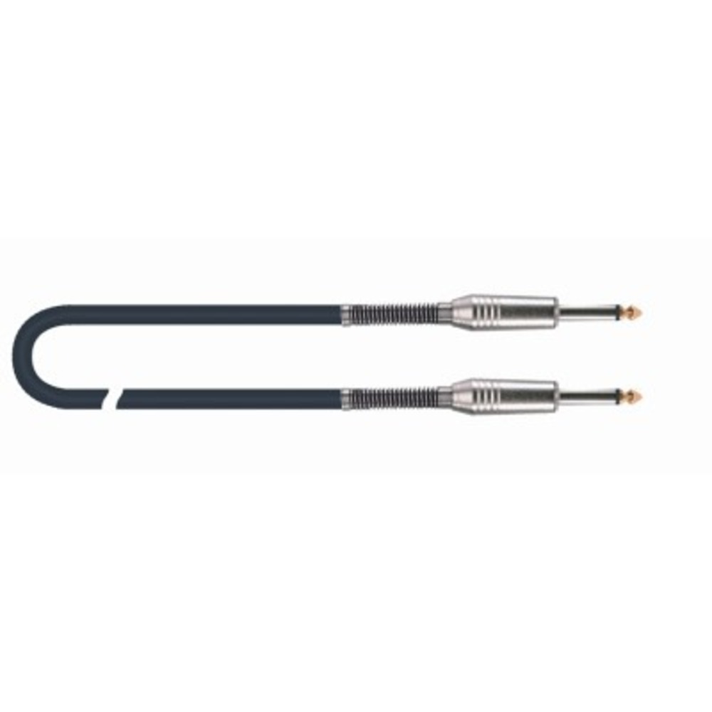 Кабель аудио 1xJack - 1xJack QUIK LOK S200-1 BK 1.0m