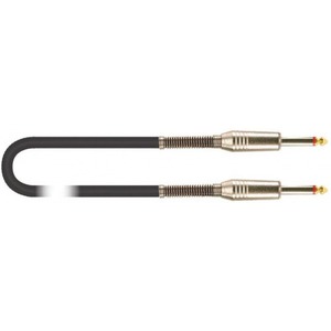 Кабель аудио 1xJack - 1xJack QUIK LOK S200-6 BK 6.0m