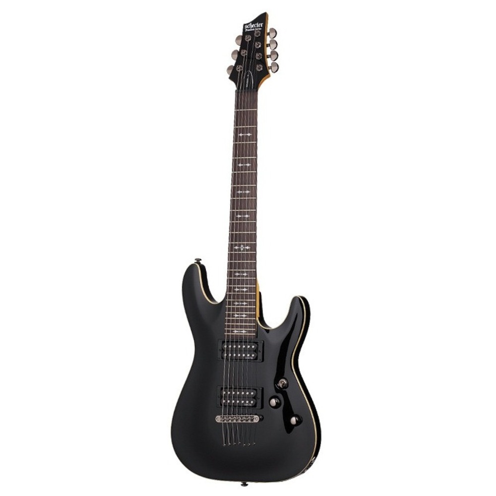 Гитара леворукая SCHECTER Omen-7 BLK L/H