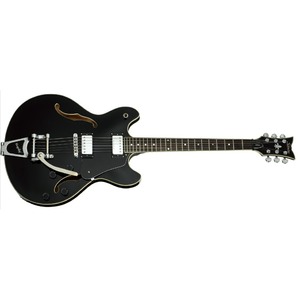 Гитара полуакустическая SCHECTER VINTAGE CORSAIR W/BIGSBY BLK