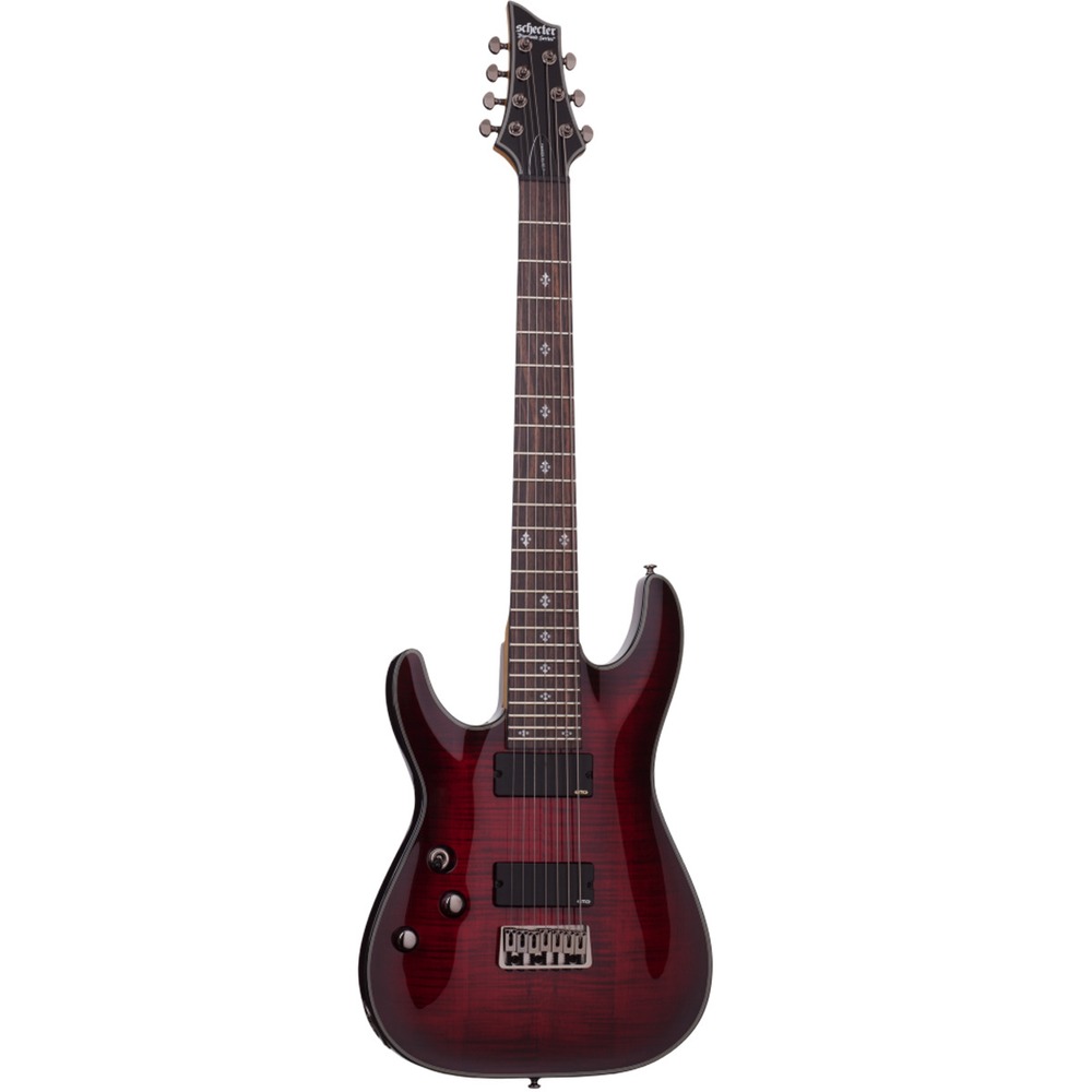 Гитара леворукая SCHECTER Damien Elite-7 L/H CRED