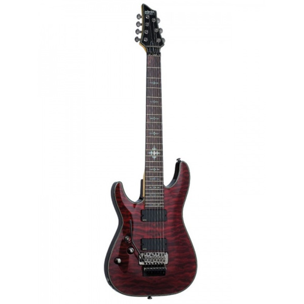Гитара леворукая SCHECTER Damien Elite-7 FR L/H CRED
