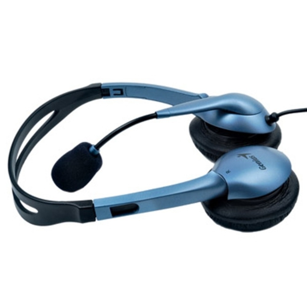 Компьютерная проводная гарнитура Genius HS-04S Blue