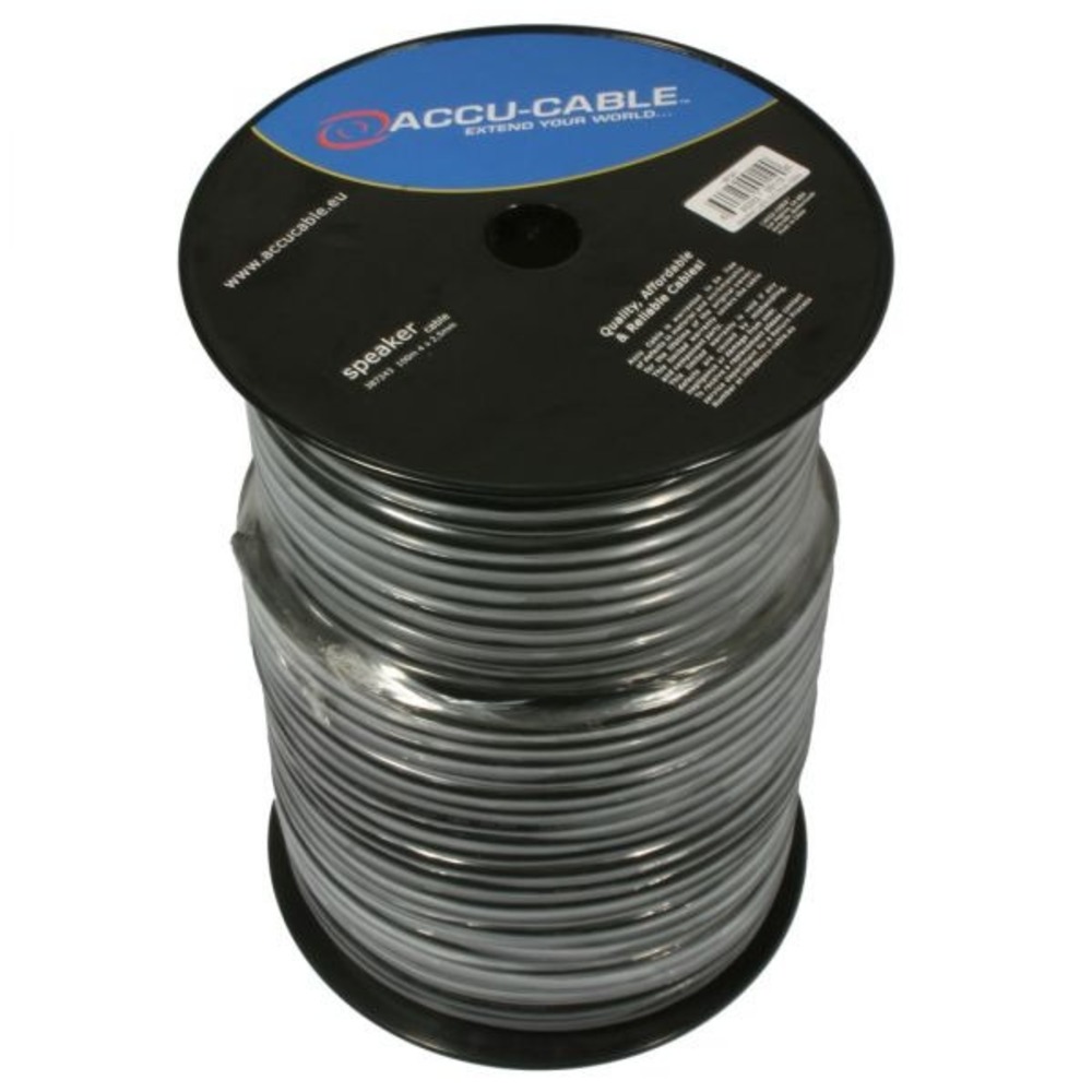 Кабель акустический с катушки Bi-Wire American DJ AC-SC4-2,5/100R