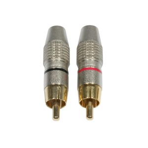 Разъем RCA (Папа) American DJ RCA Cinch plug male gold SET