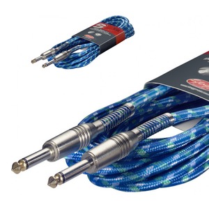 Кабель аудио 1xJack - 1xJack Stagg SGC6VT BL 6.0m