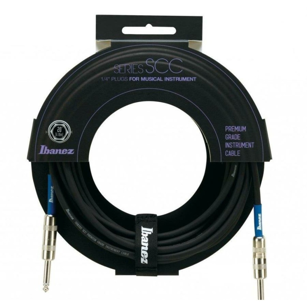 Кабель аудио 1xJack - 1xJack IBANEZ SCC20 6.1m