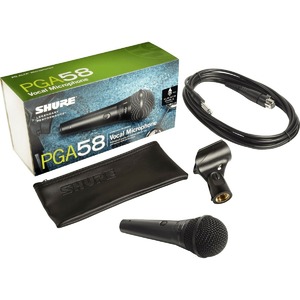 Вокальный микрофон (динамический) Shure PGA58-QTR-E