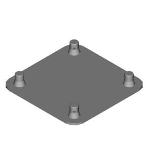 Соединительный элемент для фермы Dura Truss DT 24 BPM Base plate with half male connectors