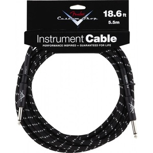 Кабель аудио 1xJack - 1xJack Fender CUSTOM SHOP 18.6 INSTRUMENT CABLE TWEED 5.5m