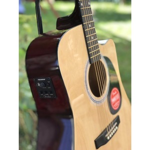 Электроакустическая гитара Fender Squier SA-105CE Dreadnought Nat W/Fishman Preamp