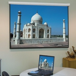 Экран для дома, настенно потолочный с электроприводом Draper Baronet HDTV (9:16) 269/106 132x234 MW (XT1000E) ebd 30