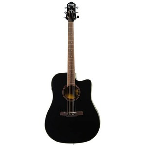 Электроакустическая гитара Cruzer SDC-24EQ/BK