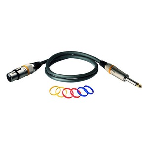 Кабель аудио 1xJack - 1xXLR Rockcable RCL30383 D6 F 3.0m