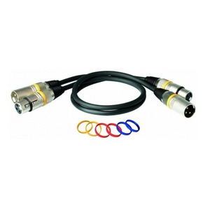 Кабель аудио 1xXLR - 1xXLR Rockcable RCL30350 D6 0.5m