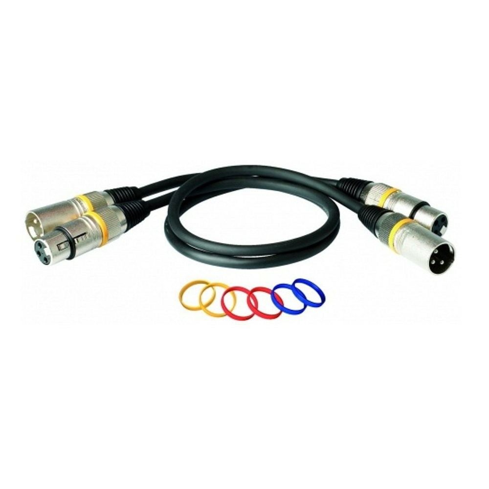 Кабель аудио 1xXLR - 1xXLR Rockcable RCL30355 D6 5.0m