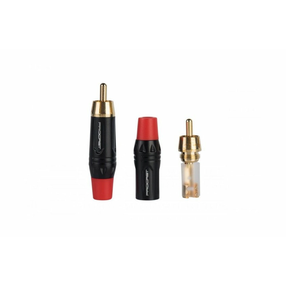 Разъем RCA (Папа) PROCAST Cable RCA 6/N/Red