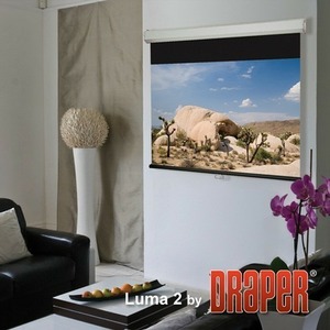 Экран для проектора Draper Luma 2 AV (1:1) 144/144 366x366 XT1000E (MW) case white