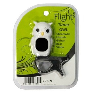 Тюнер/метроном Flight OWL WHITE
