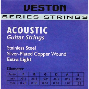 Струны для акустической гитары VESTON A203