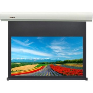 Экран для дома, настенно потолочный с электроприводом Lumien Cinema Control 185x221 Matte White FiberGlass LCC-100111