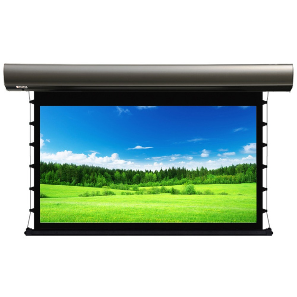 Экран для дома, настенно потолочный с электроприводом Lumien Cinema Tensioned Control 160x244 High Contrast Sound LCTC-100102