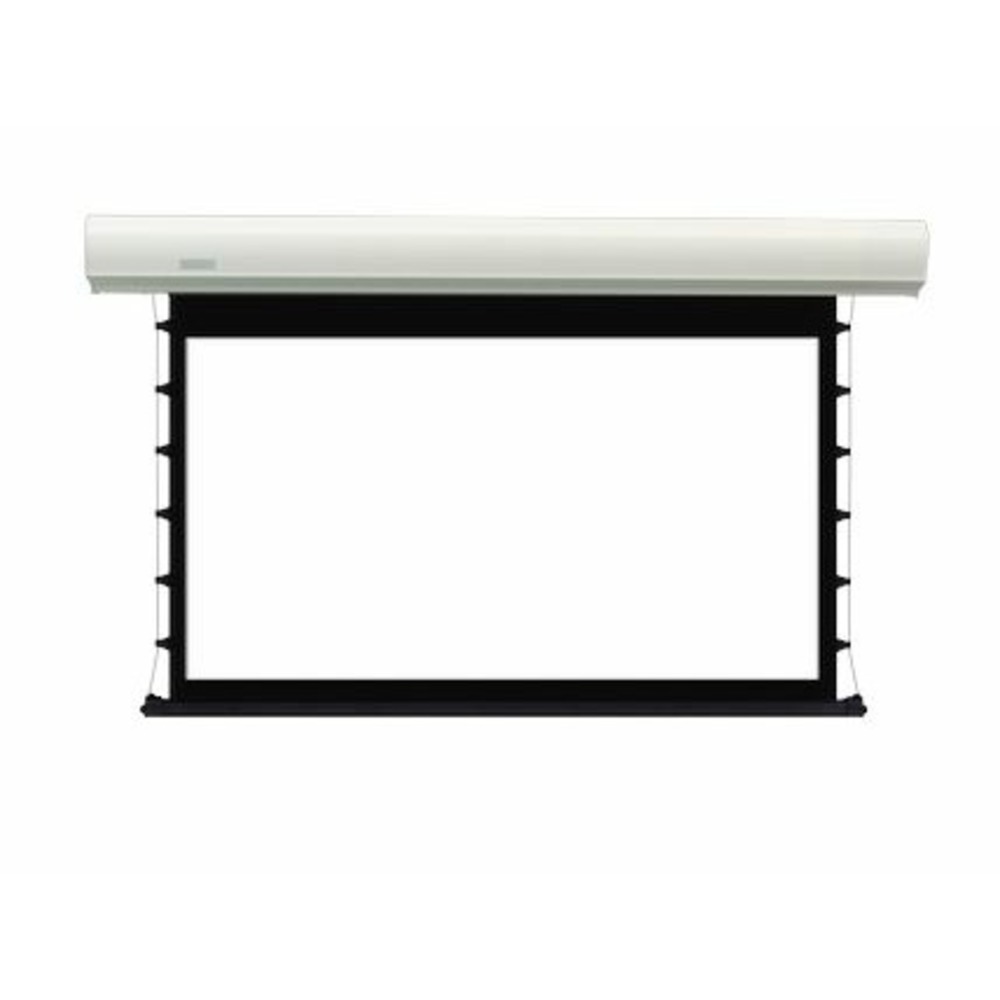 Экран для дома, настенно потолочный с электроприводом Lumien Cinema Tensioned Control 160x244 Matte White LCTC-100123